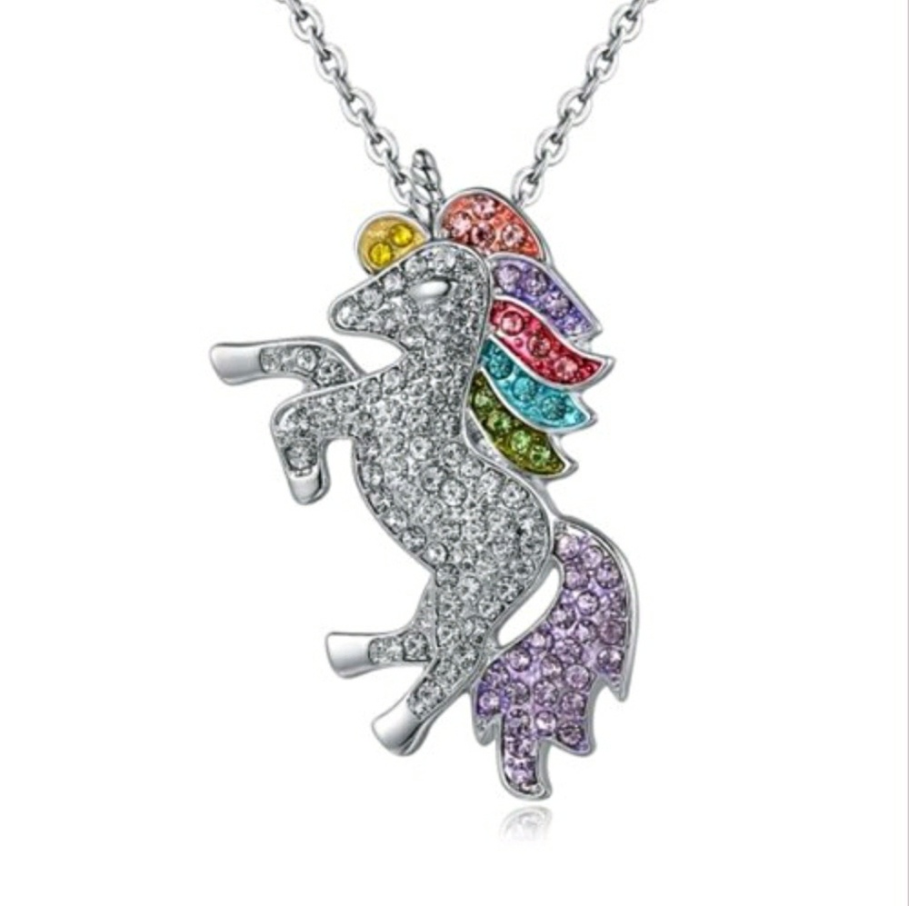 Brand new in package unicorn necklace